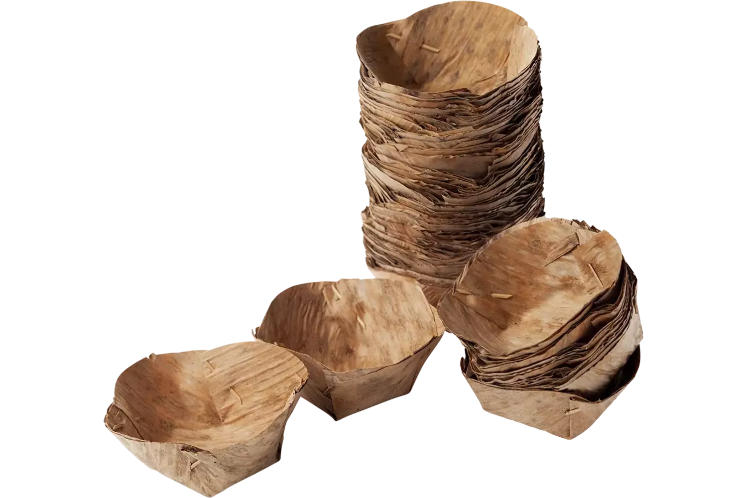 Bananencups gedroogd 9cm 100st stuk 1