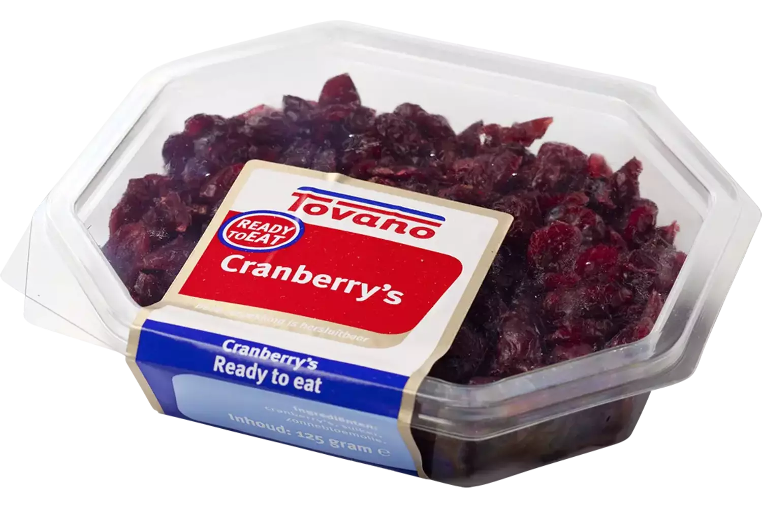 Cranberries gedroogd 125gr stuk 1