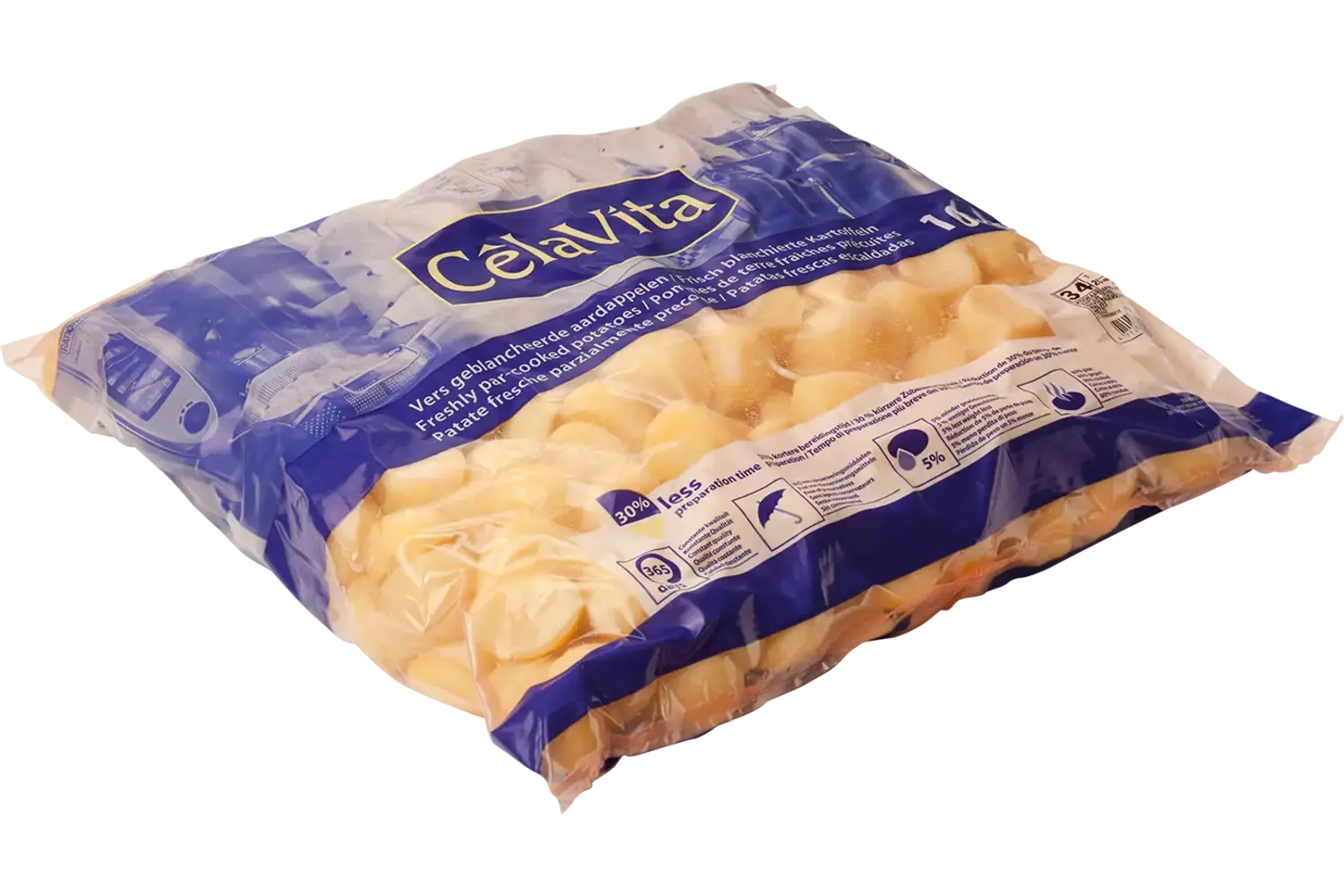 Kookaardappelen half sous-vide 2kg stuk 1