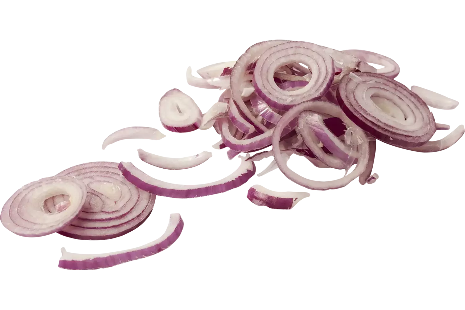 Rode uien ringen 4mm. 1kg stuk 1