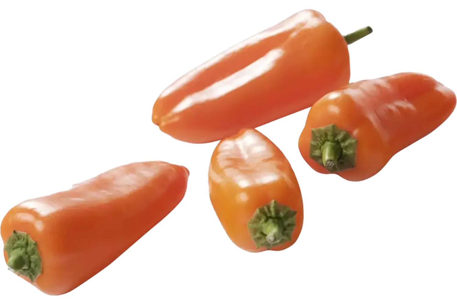 Mini paprika oranje doos 1kg stuk 1