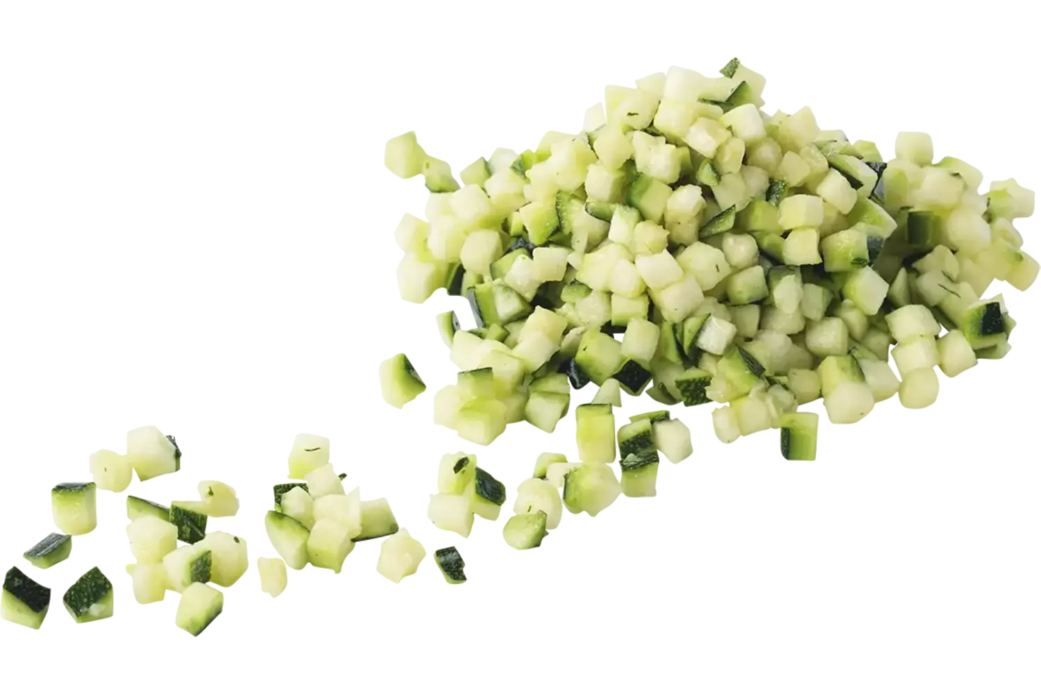 Courgette brunoise 10mm 1kg stuk 1