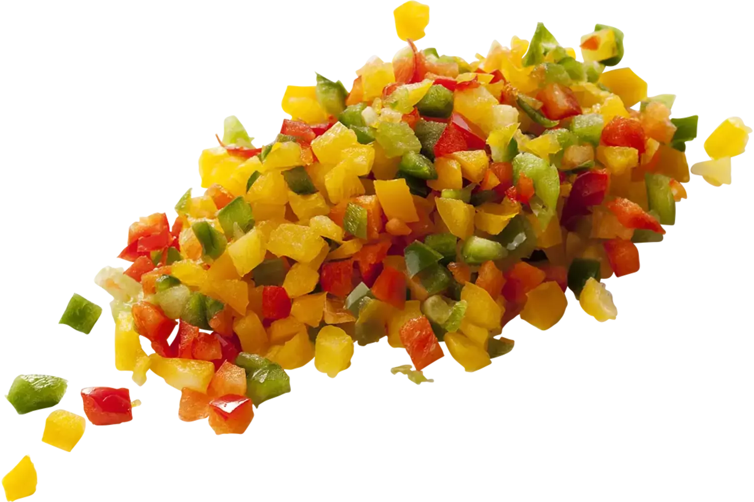 Paprika gemengd brunoise 5mm 1kg stuk 1