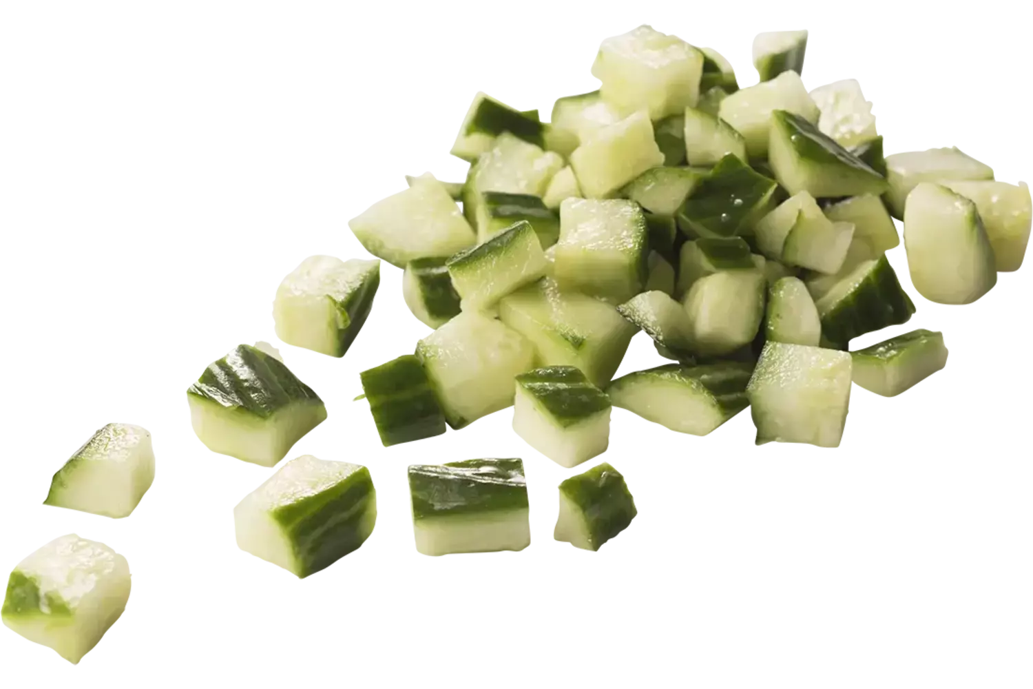 Komkommer brunoise 20mm 1kg stuk 1