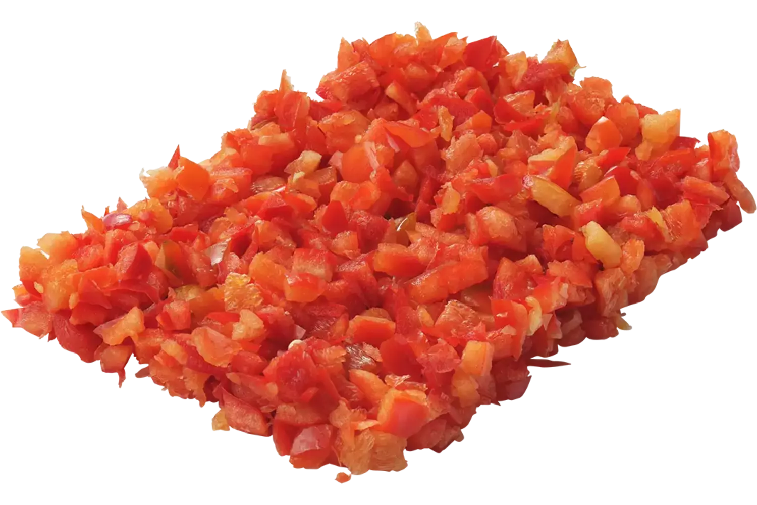 Paprika rood brunoise 5mm 1kg stuk 1