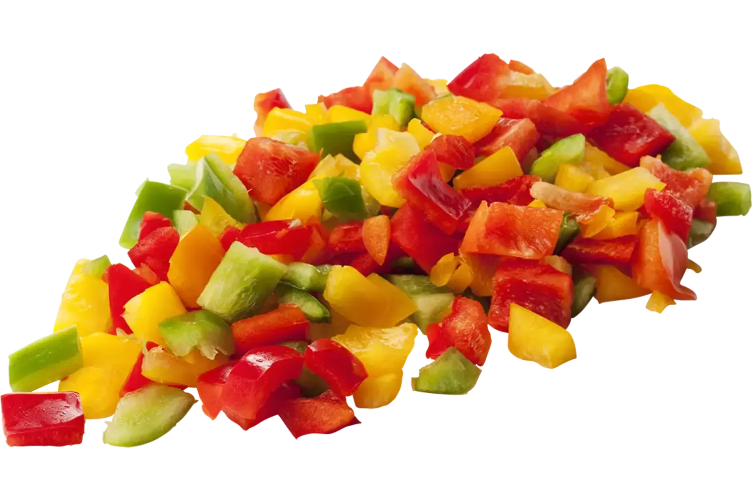 Paprika gemengd brunoise 20mm 1kg stuk 1
