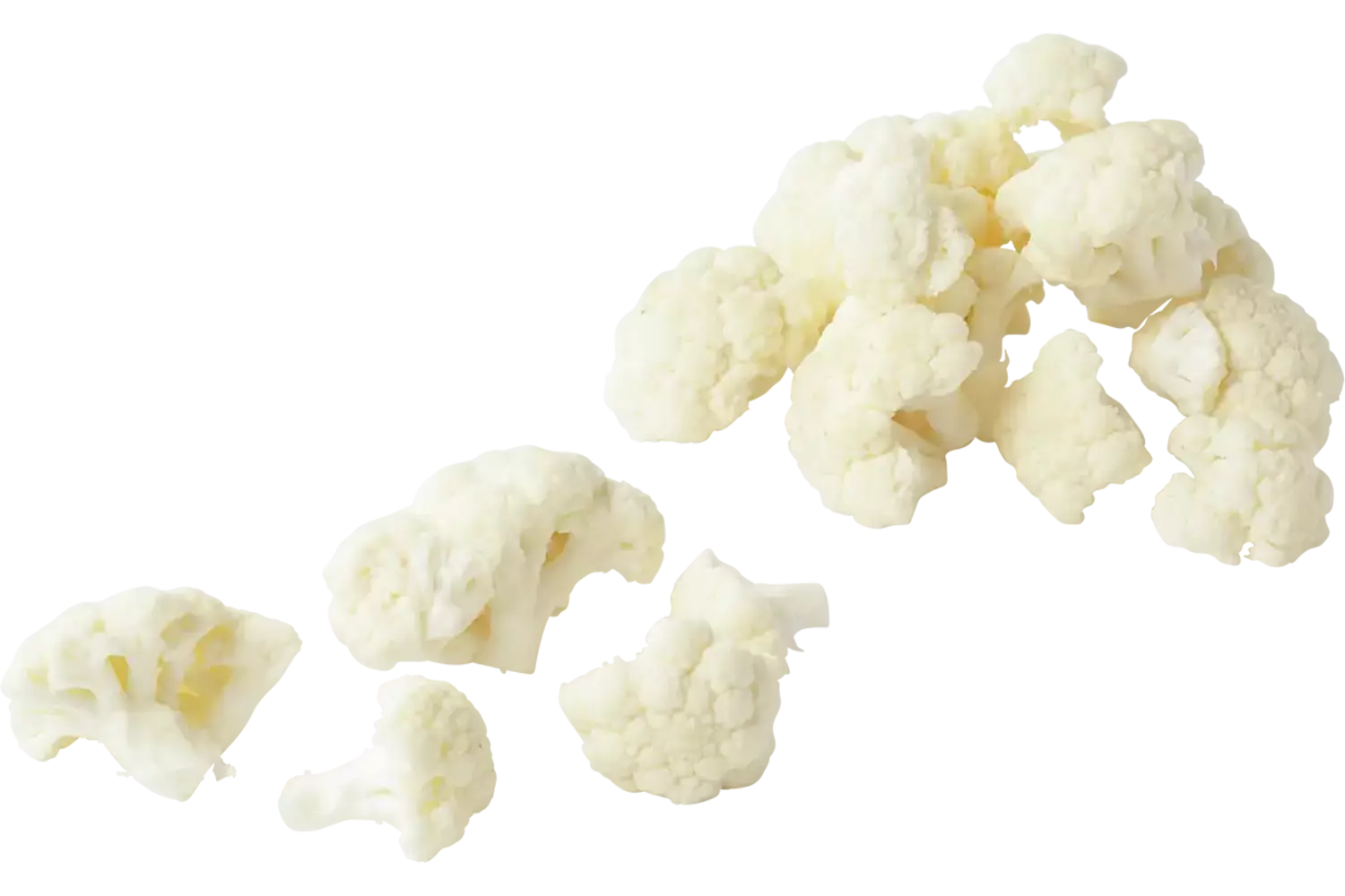 Bloemkool roosjes 15-30mm 1kg stuk 1