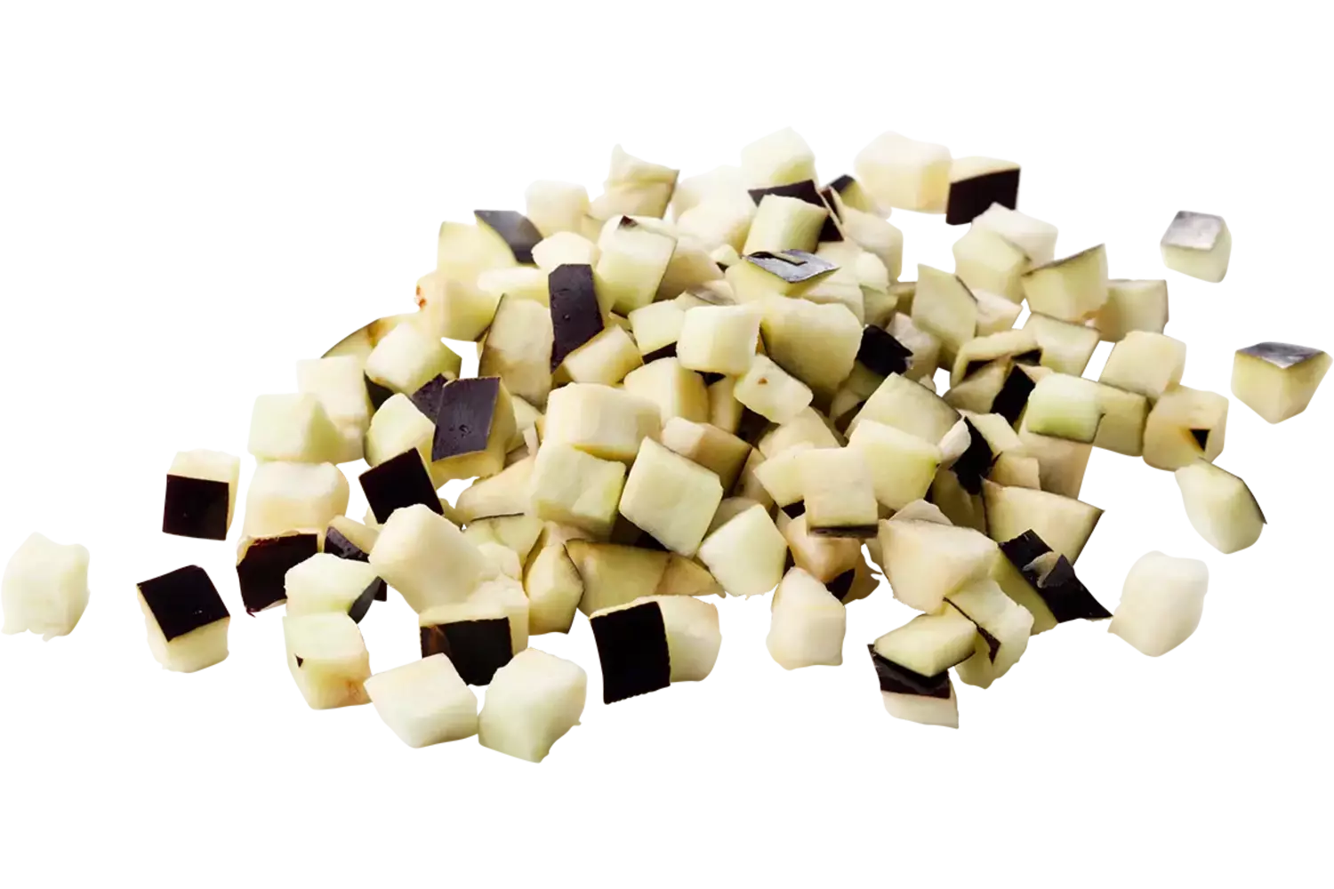 Aubergine brunoise 10mm 1kg stuk 1