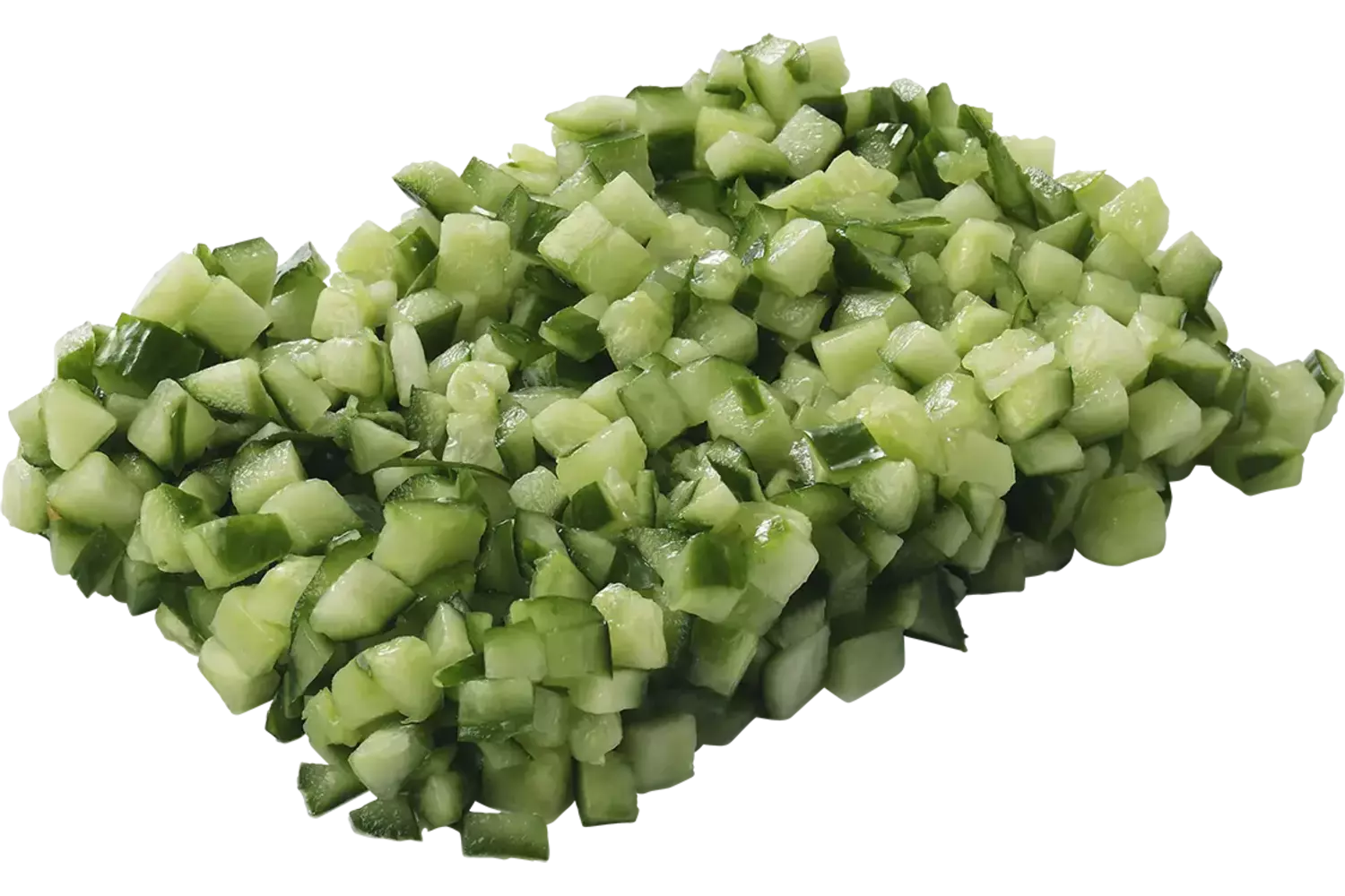 Komkommer brunoise 10mm 1kg stuk 1