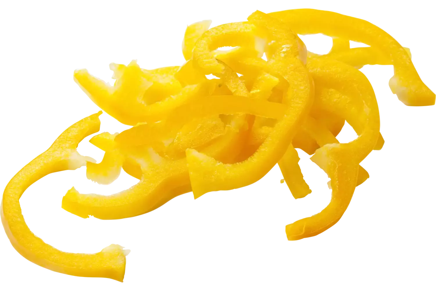 Paprika geel julienne 10mm zak 1kg stuk 1