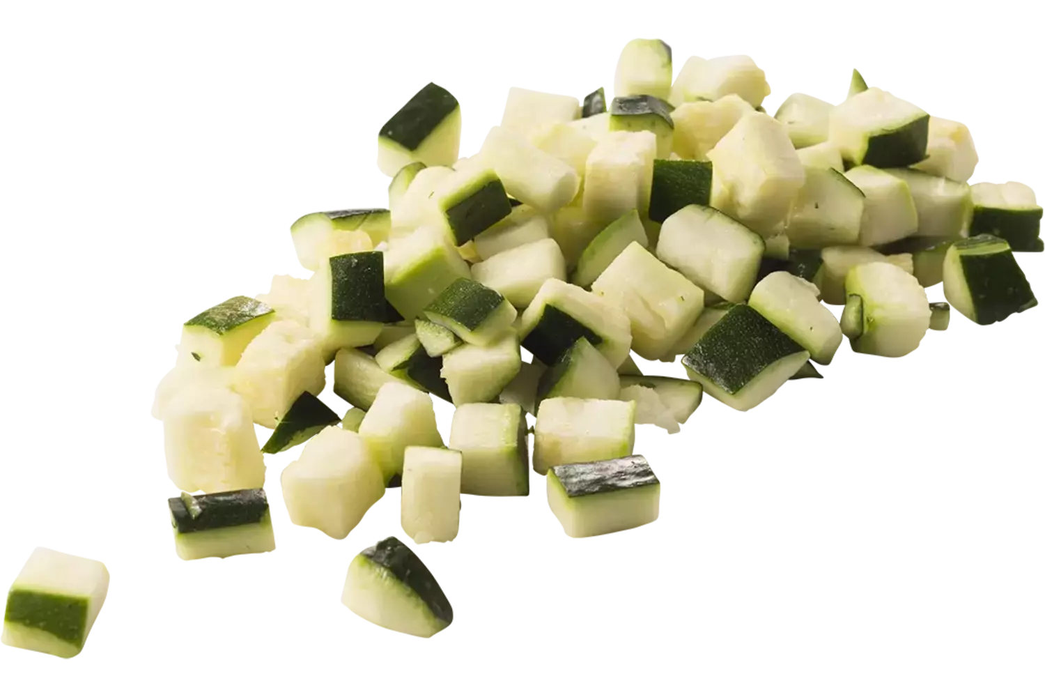 Courgette brunoise 20mm zak 1kg stuk 1