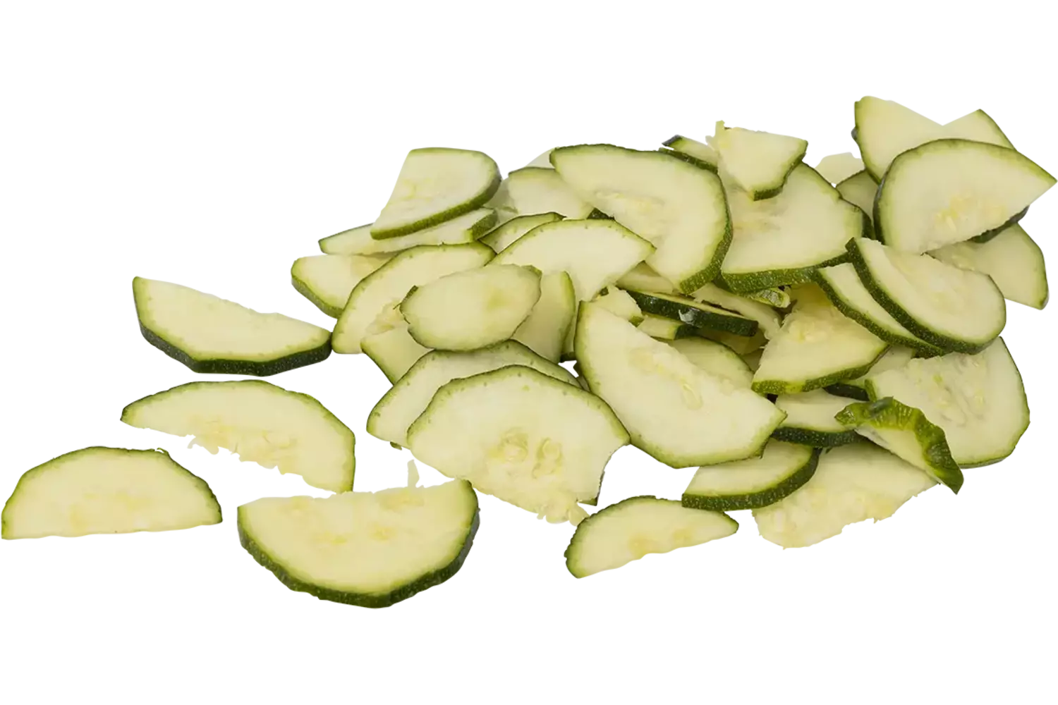 Courgette halve schijf zak 1kg stuk 1