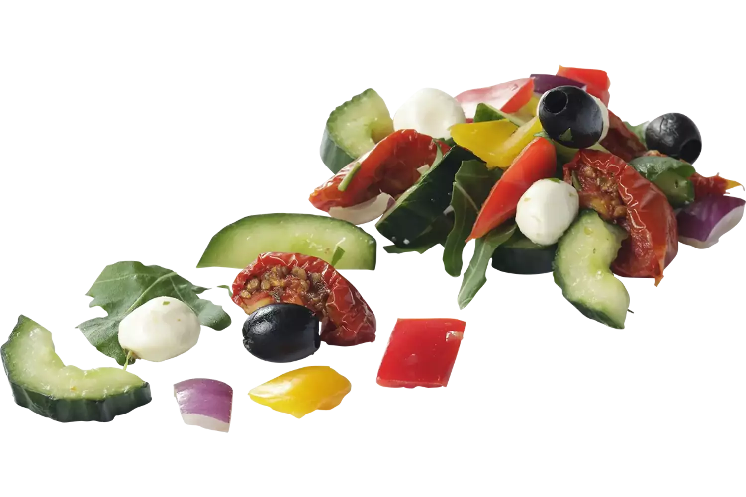 Rucola met mozzarella rauwkost 1kg stuk 1