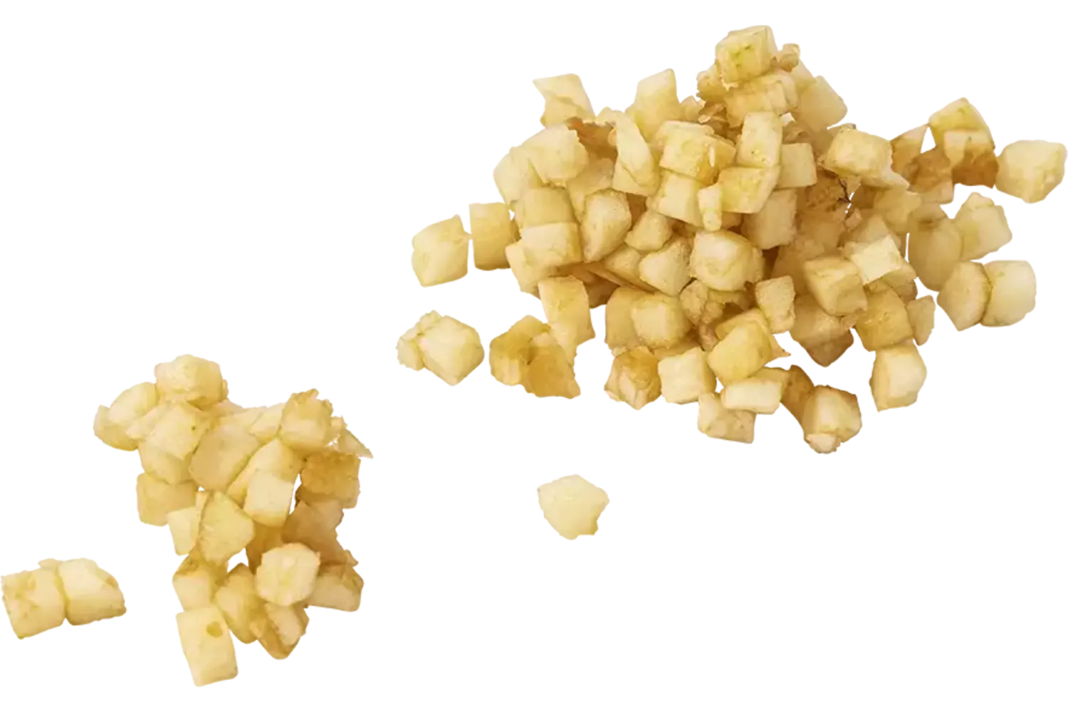 Appel brunoise 5mm ongedompeld bak 1kg stuk 1