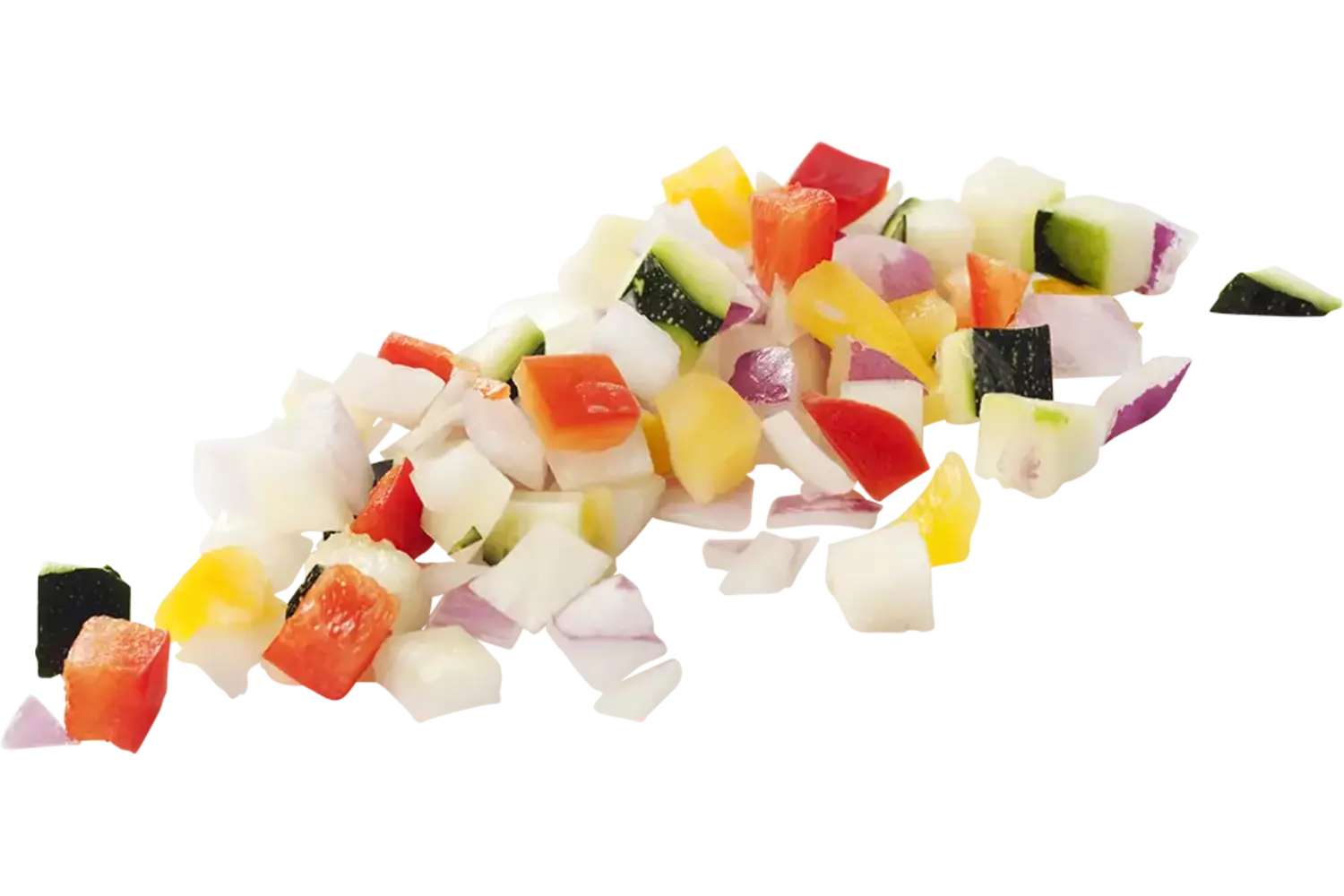 Ratatouille brunoise 10mm. 1kg stuk 1