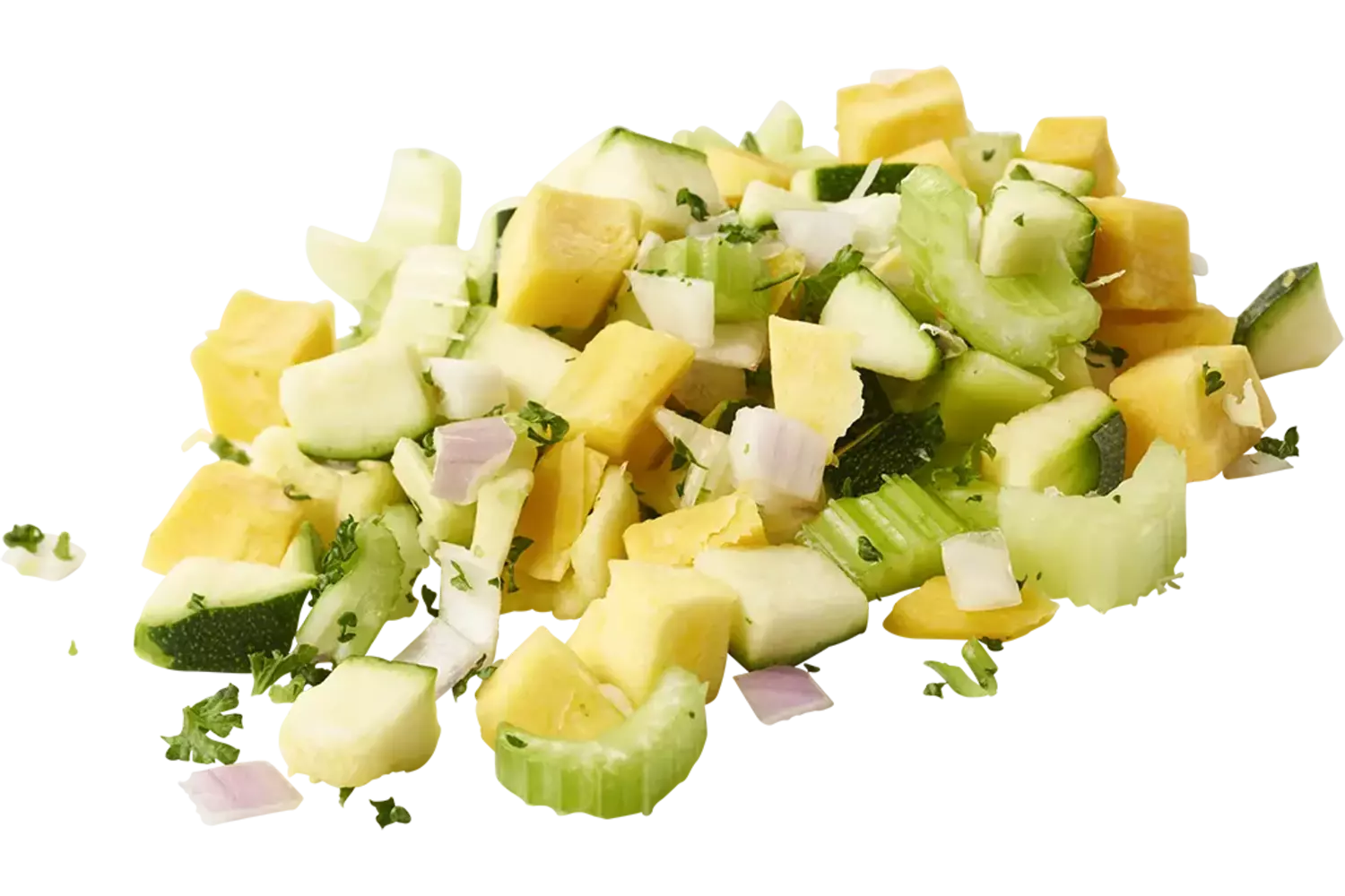 Groentemix herfst brunoise 20mm bak 1kg stuk 1