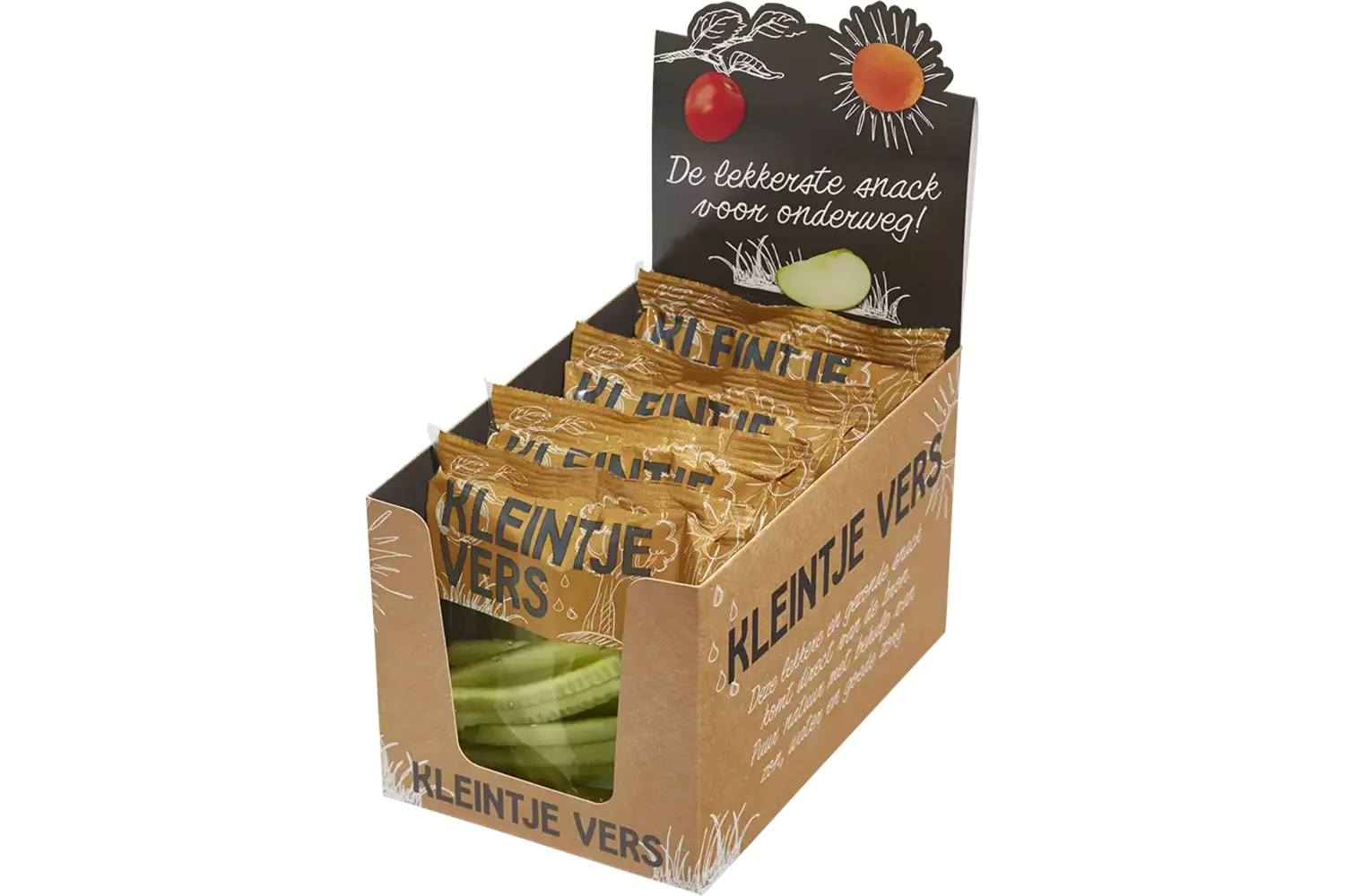 Komkommer mini snackgroente 5x120gr stuk 1