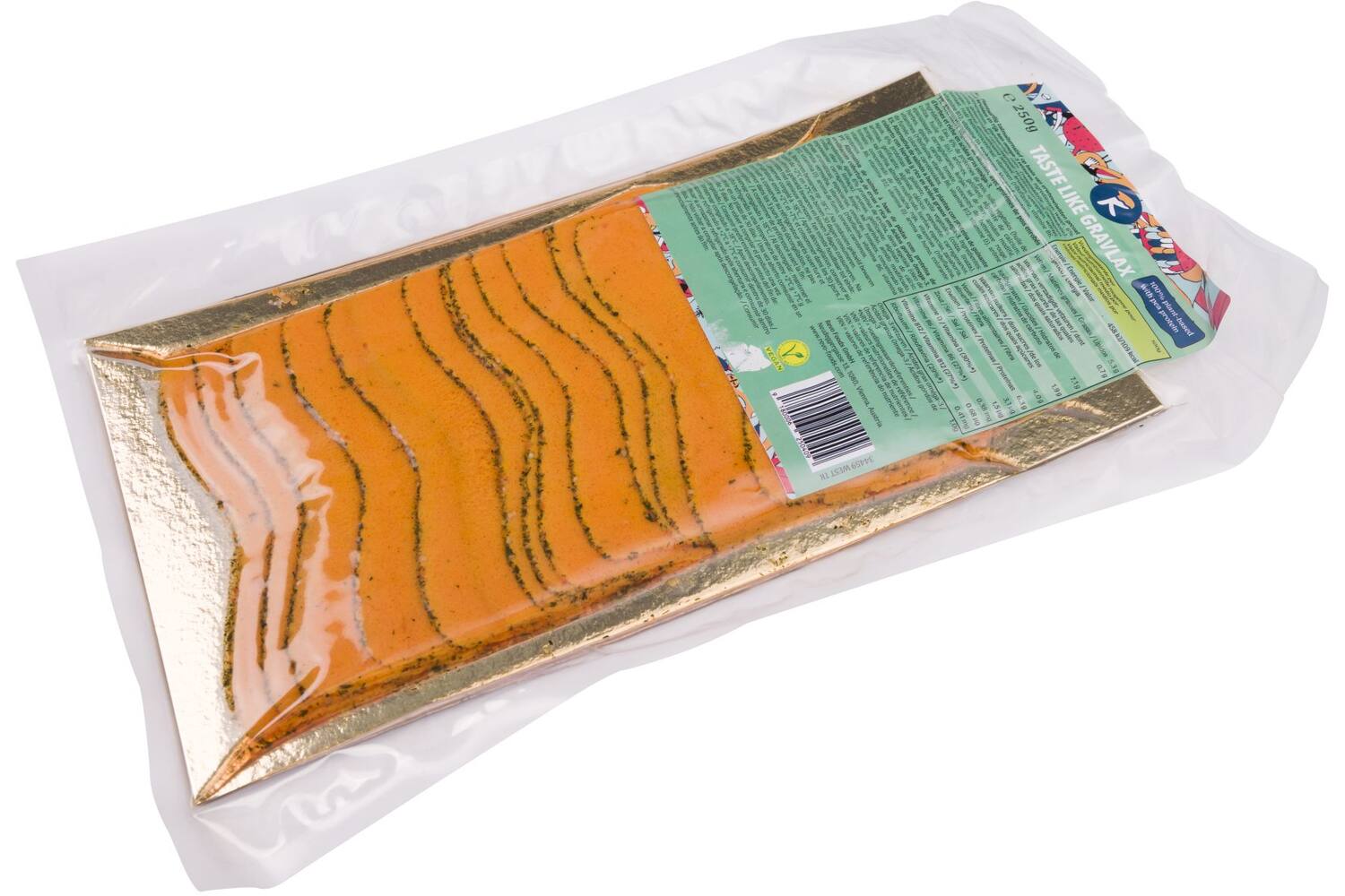 Vegan gravlax 80gr stuk 2