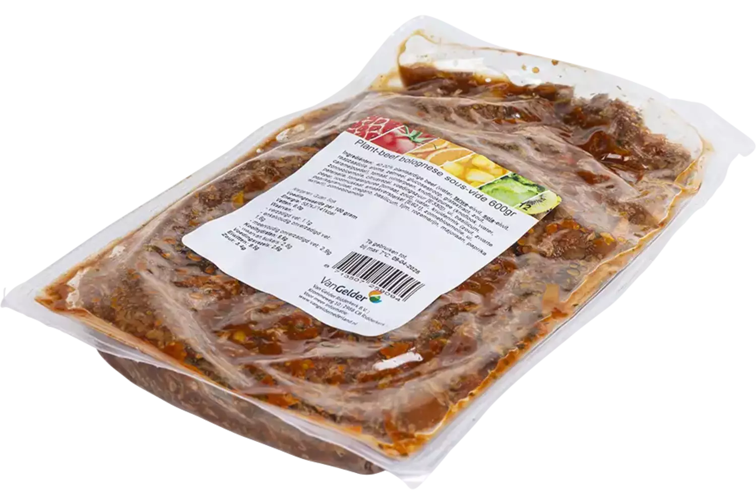 Plant beef bolognese sous-vide 600gr stuk 1
