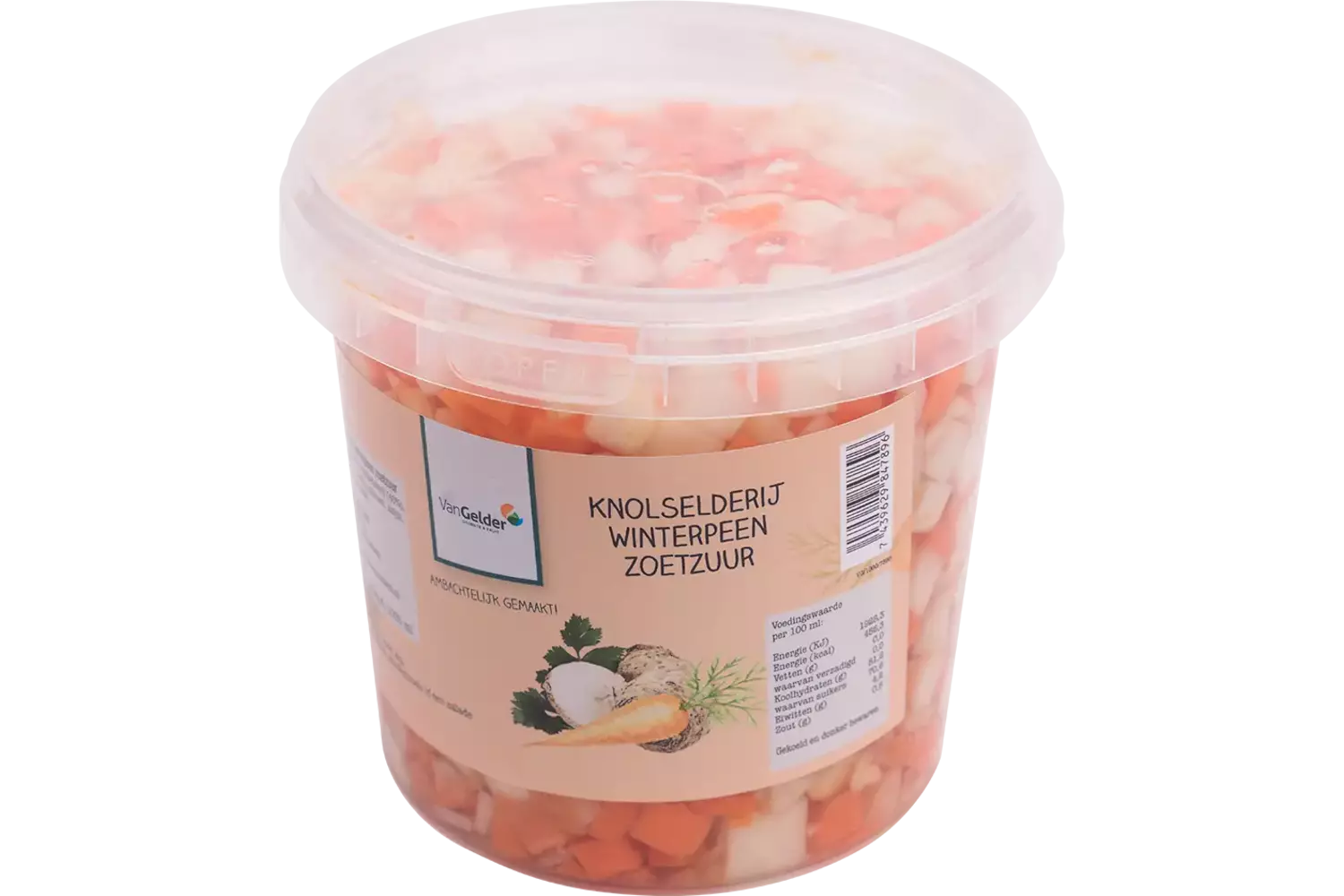 Knolselderij winterpeen zoetzuur 1kg stuk 1