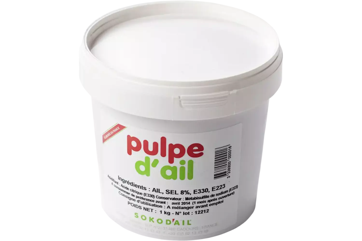 Knoflook puree 1kg stuk 1
