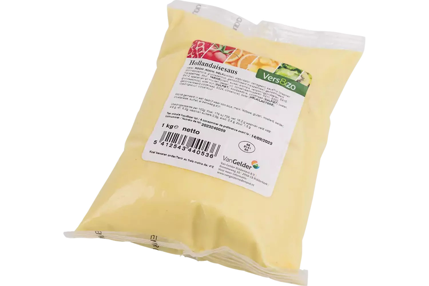 Hollandaisesaus zak 1kg stuk 1